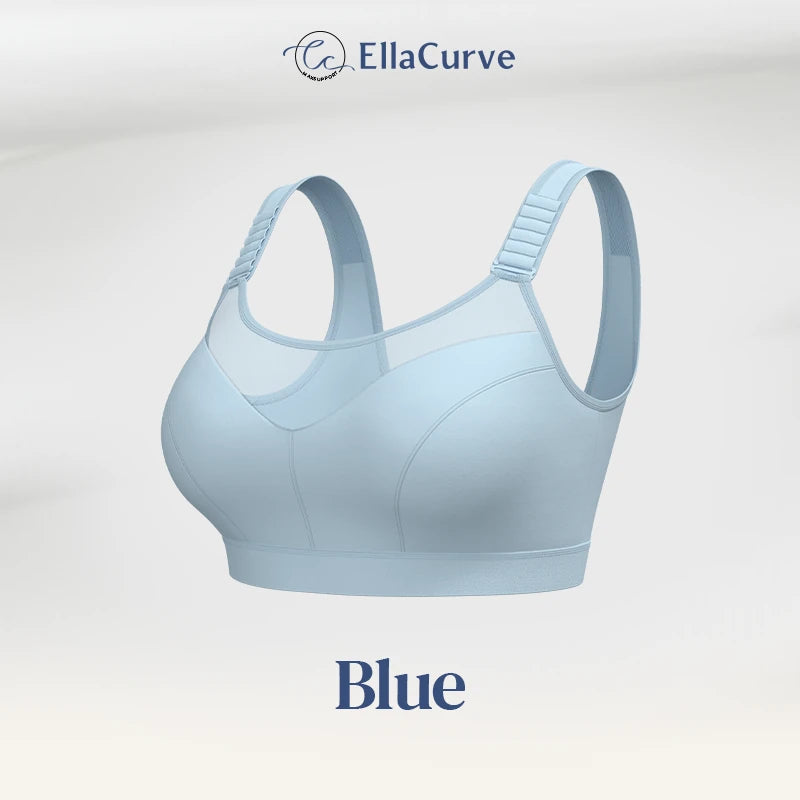 EllaCurve - Breathable Custom-Lift Bounce Control Bra