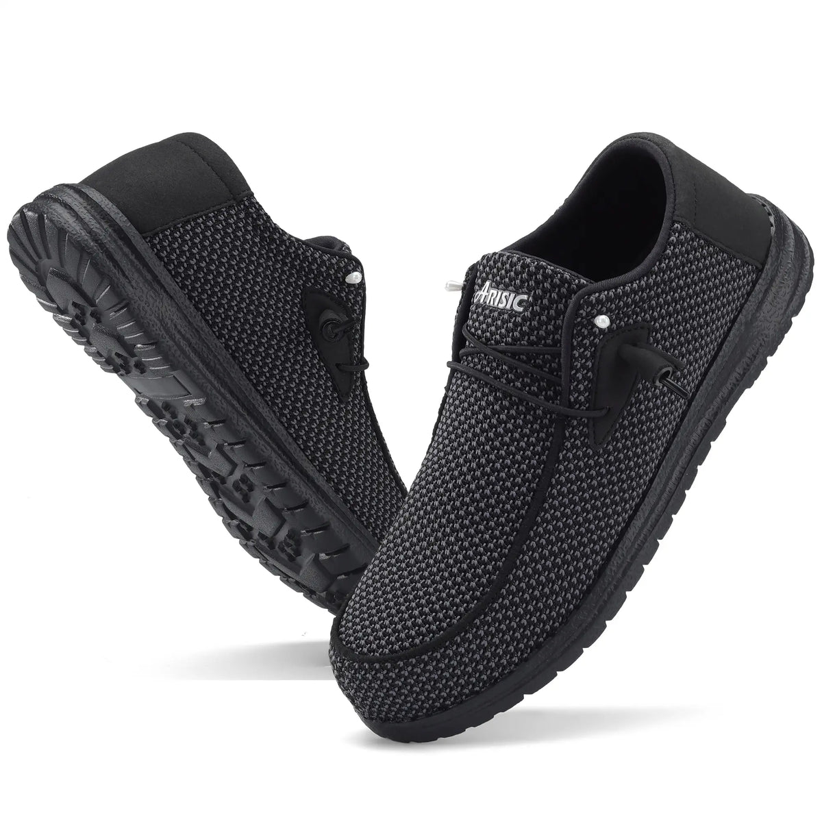 Steel Toe Loafers Men Lightweight Comfortable Slip On Walking Casual Flats Sneakers Work Safety Shoes Runner Closed Footwear Trainer Boy Training Running Athletic Breathable Moccasins Fathersdaygift