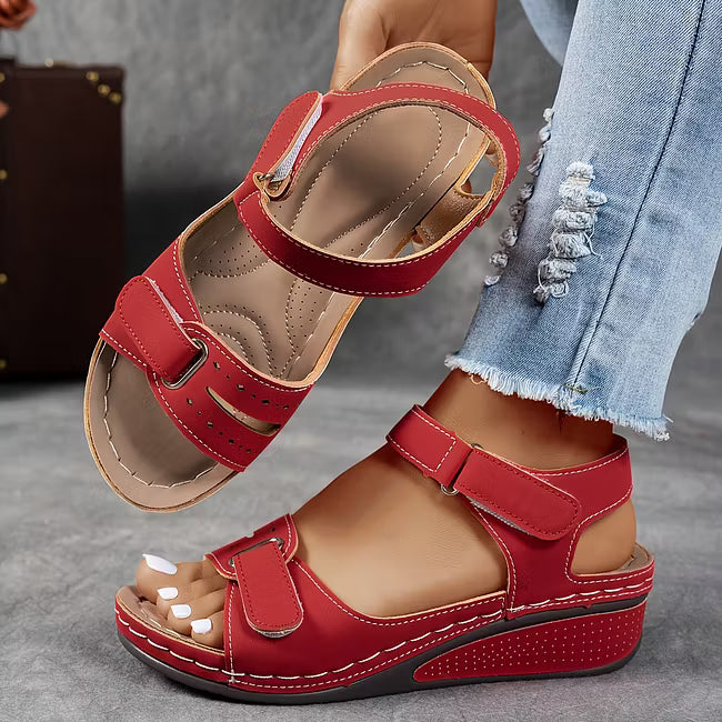 Ellenorgia - Women's Wedge Orthopaedic Sandals