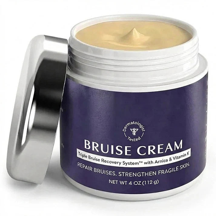 Open jar of Xorunie Bruise Repair and Skin-Strengthening Cream