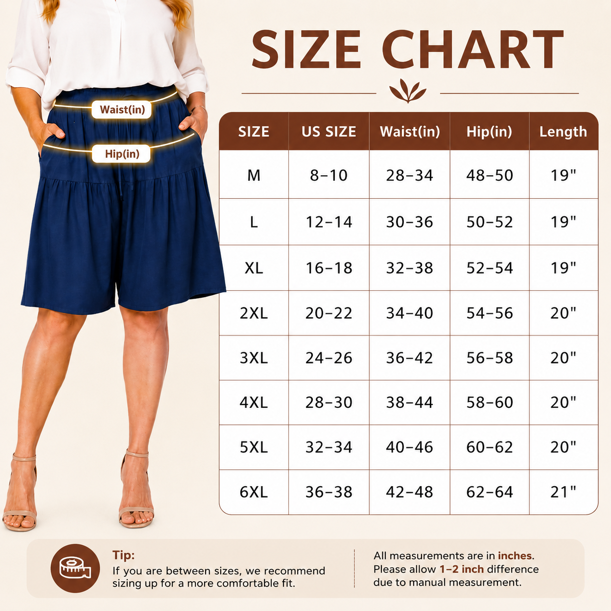 BloomEase - Women's Lightweight Stretch Comfy Flowy Shorts