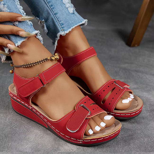 Ellenorgia - Women's Wedge Orthopaedic Sandals