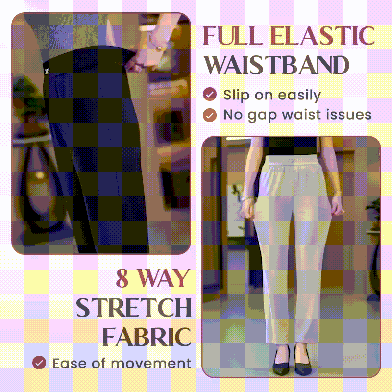 SoftyGrace - High Rise Silky Soft Pull-on Comfort Pants