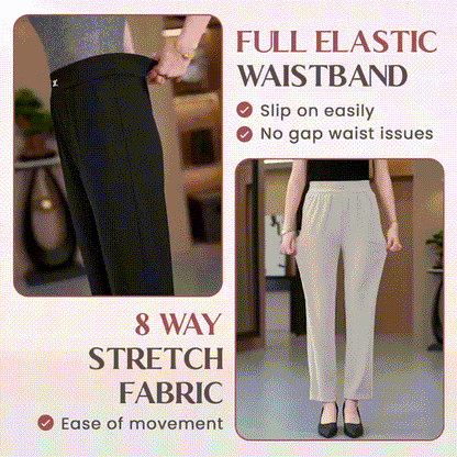 SoftyGrace - High Rise Silky Soft Pull-on Comfort Pants