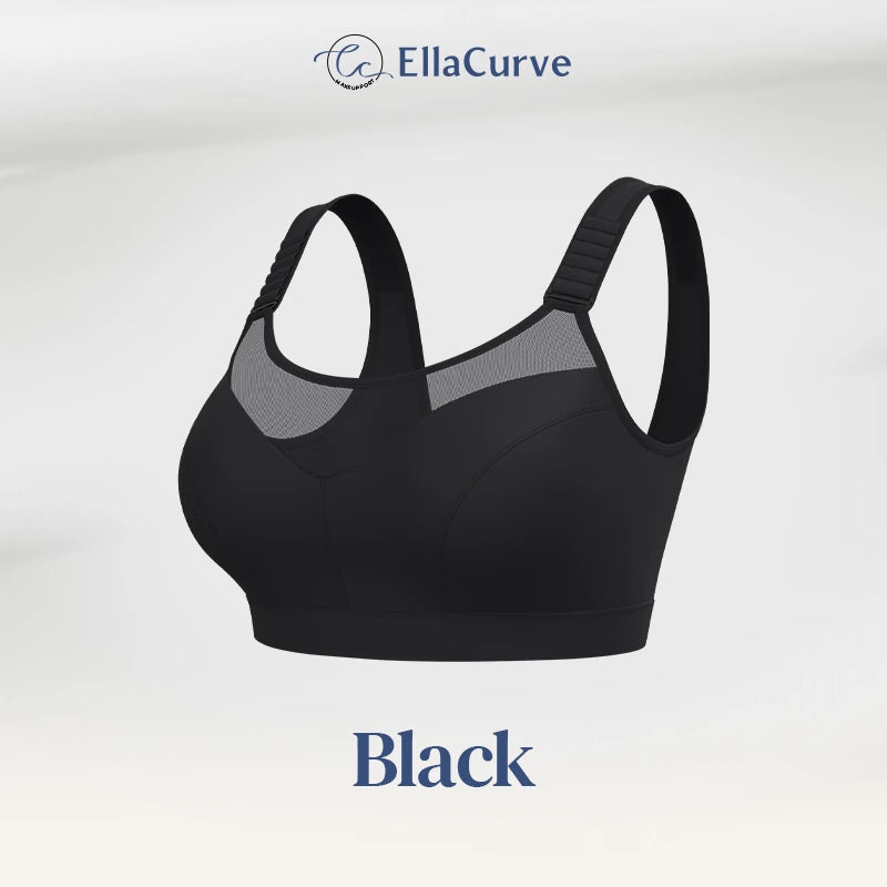 EllaCurve - Breathable Custom-Lift Bounce Control Bra