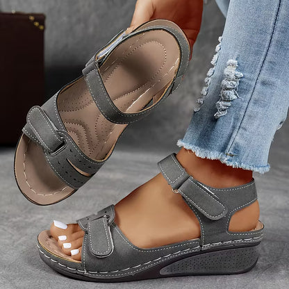 Ellenorgia - Women's Wedge Orthopaedic Sandals