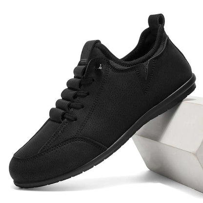 (🎁Free Socks Giveaway🧦)Men’s Secure-Fit Suede Walking Shoes for Tired, Wide Feet | Breathable Lace-Up Comfort with Arch Support for Daily Walks & Travel