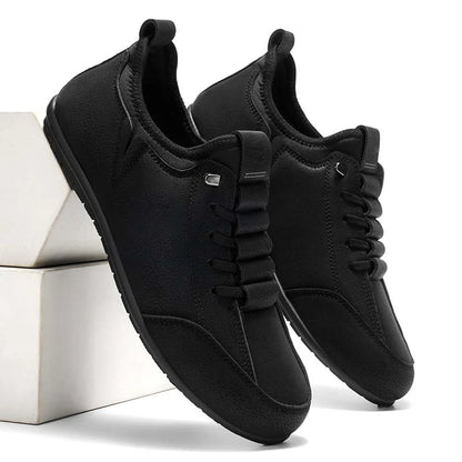 (🎁Free Socks Giveaway🧦)Men’s Secure-Fit Suede Walking Shoes for Tired, Wide Feet | Breathable Lace-Up Comfort with Arch Support for Daily Walks & Travel