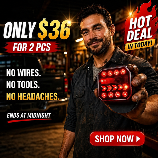 🔥 LAST SALE 50% OFF 🔥 TowBright™ Wireless LED Trailer Lights