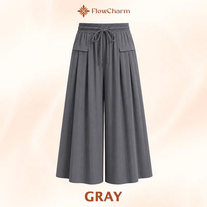 FlowCharm - Pull-On Capri Culottes for Women