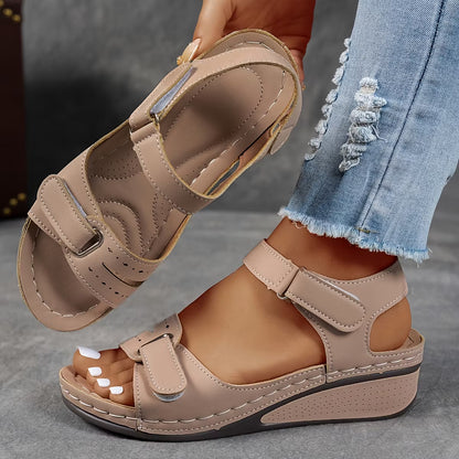 Ellenorgia - Women's Wedge Orthopaedic Sandals