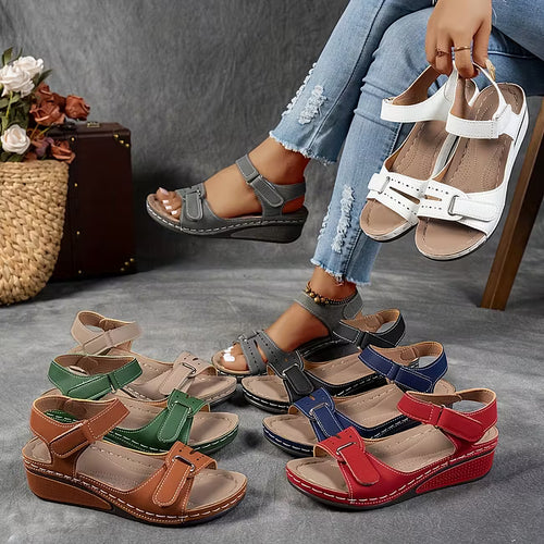 Ellenorgia - Women's Wedge Orthopaedic Sandals