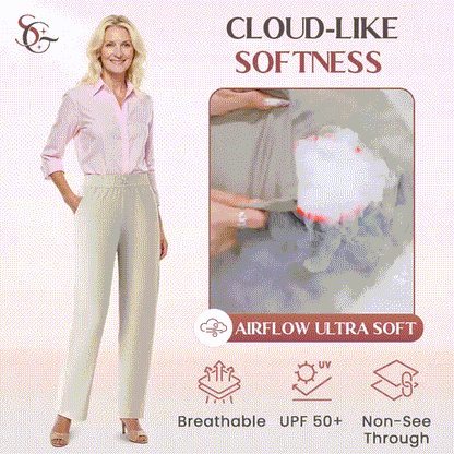 SoftyGrace - High Rise Silky Soft Pull-on Comfort Pants