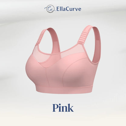 EllaCurve - Breathable Custom-Lift Bounce Control Bra