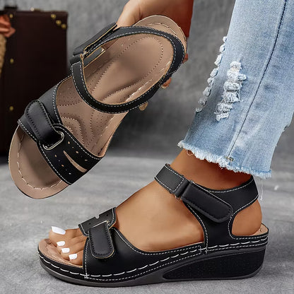 Ellenorgia - Women's Wedge Orthopaedic Sandals