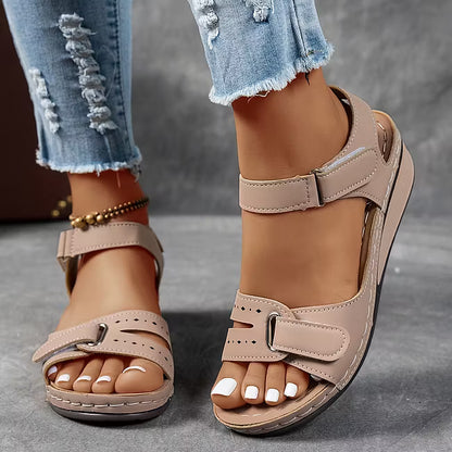 Ellenorgia - Women's Wedge Orthopaedic Sandals