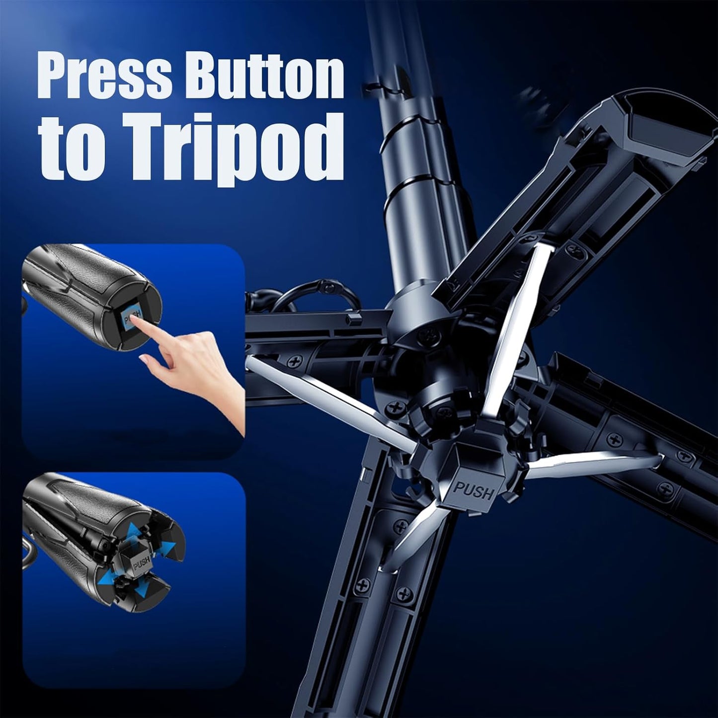 Mini 4-in-1 Magnetic Selfie Tripod