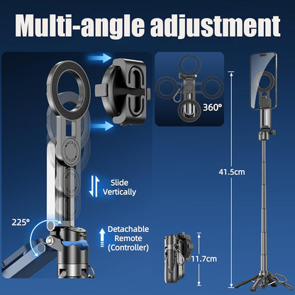 Mini 4-in-1 Magnetic Selfie Tripod
