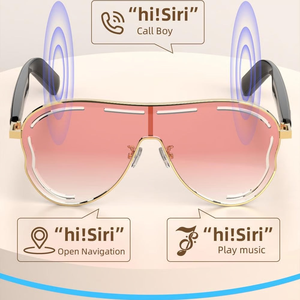 💕Hot sale 49% OFF😎 Smart Bluetooth 5.4 Audio Sunglasses – Open-Ear, UV &amp; Blue Light Protection
