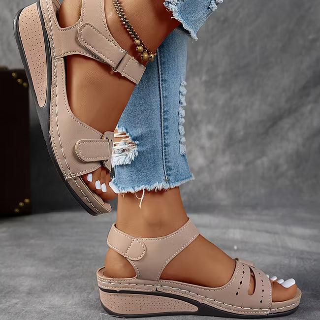 Ellenorgia - Women's Wedge Orthopaedic Sandals