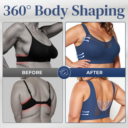 EllaCurve - Breathable Custom-Lift Bounce Control Bra