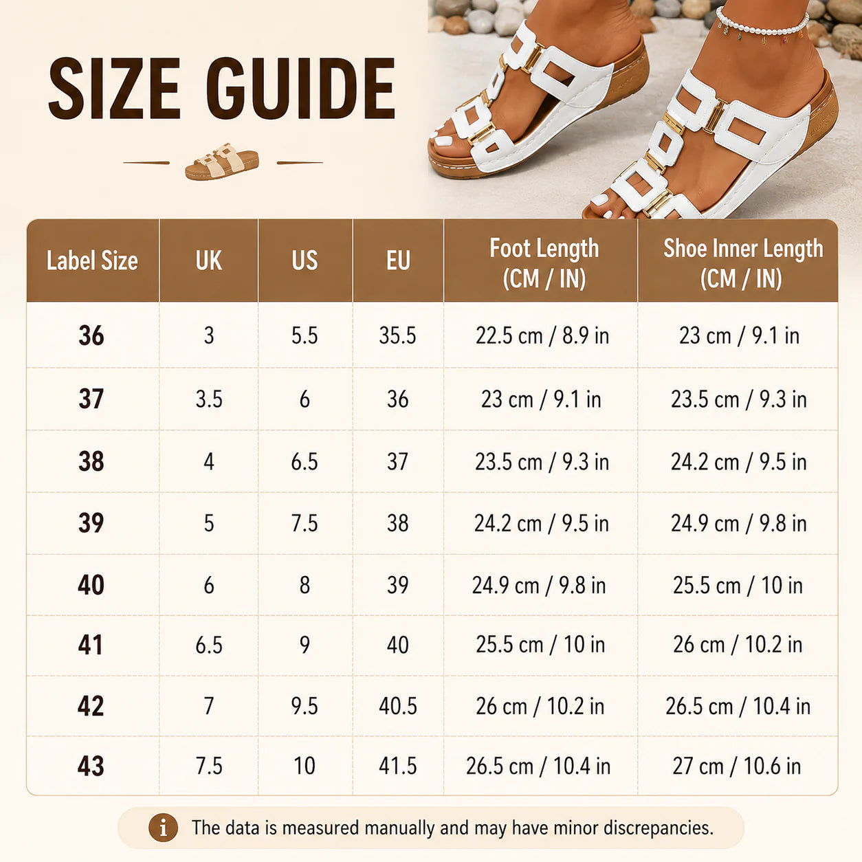 BellaArch™ Summer Sandals
