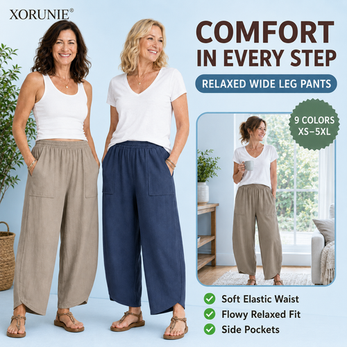 XORUNIE - Women’s Comfy Wide Leg Lounge Pants