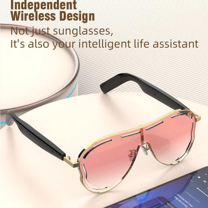 💕Hot sale 49% OFF😎 Smart Bluetooth 5.4 Audio Sunglasses – Open-Ear, UV &amp; Blue Light Protection