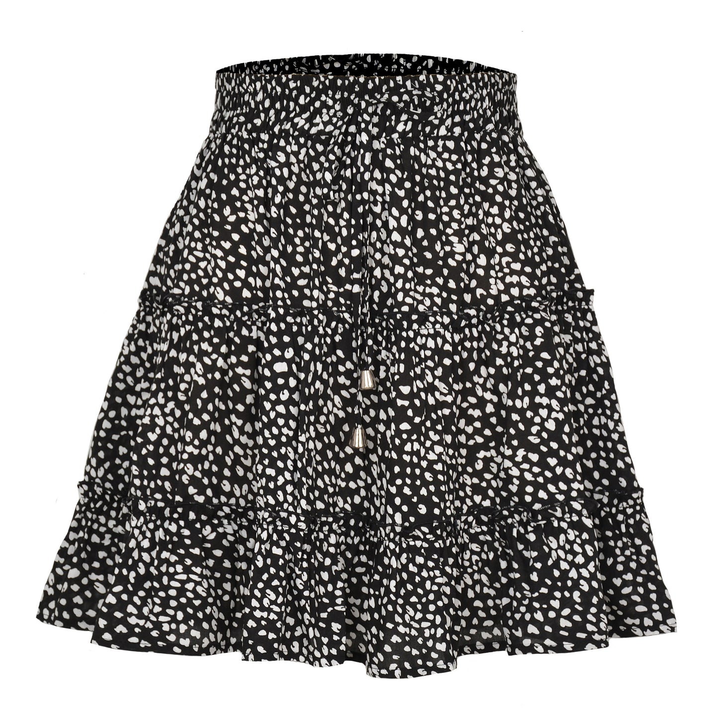 Breezy Floral Ruffle Skort-in Shorts Floral Ruffle Tiered Skirts with Pockets