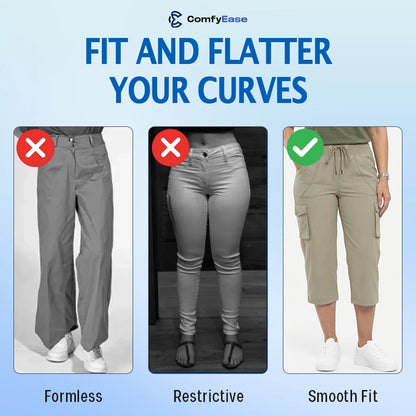 LAST DAY 70% OFF - Women Lightweight Cargo Capri Hiking Cropped Pants