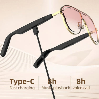 💕Hot sale 49% OFF😎 Smart Bluetooth 5.4 Audio Sunglasses – Open-Ear, UV &amp; Blue Light Protection