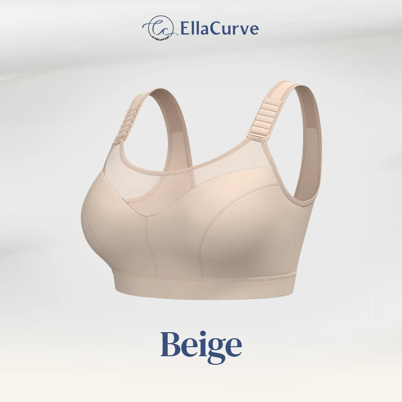 EllaCurve - Breathable Custom-Lift Bounce Control Bra