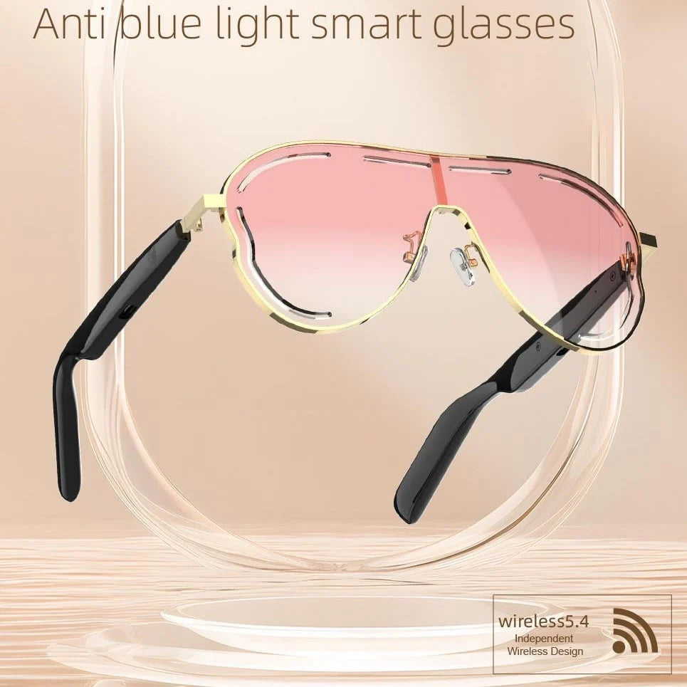 💕Hot sale 49% OFF😎 Smart Bluetooth 5.4 Audio Sunglasses – Open-Ear, UV &amp; Blue Light Protection