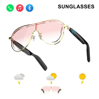 💕Hot sale 49% OFF😎 Smart Bluetooth 5.4 Audio Sunglasses – Open-Ear, UV &amp; Blue Light Protection