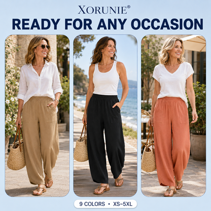 XORUNIE - Women’s Comfy Wide Leg Lounge Pants