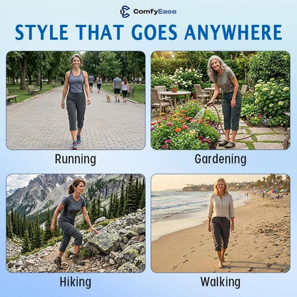 LAST DAY 70% OFF - Women Lightweight Cargo Capri Hiking Cropped Pants