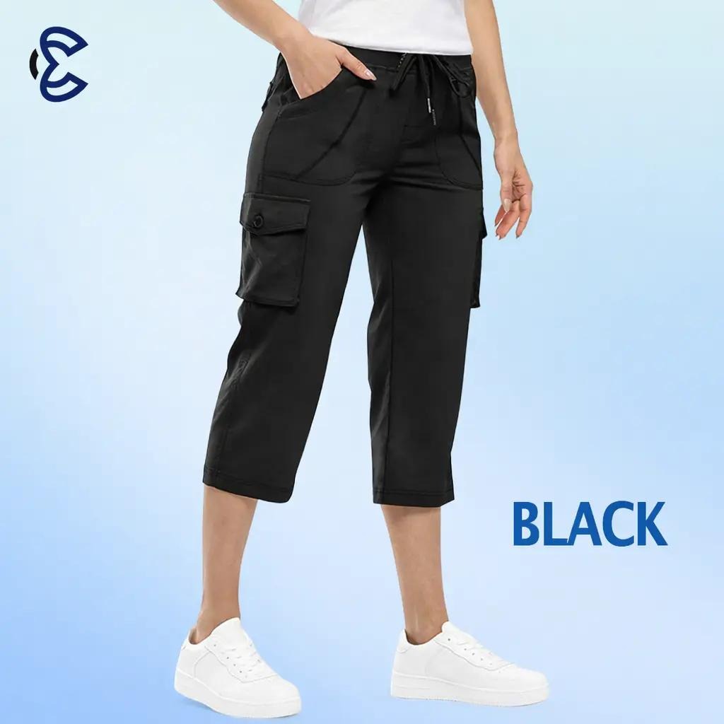LAST DAY 70% OFF - Women Lightweight Cargo Capri Hiking Cropped Pants