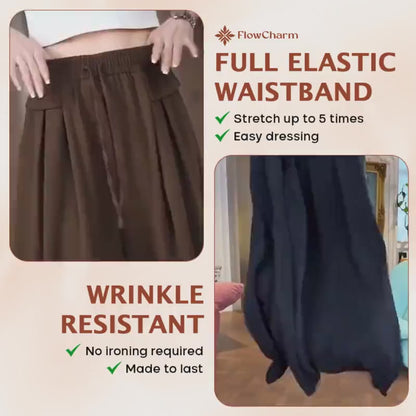 FlowCharm - Pull-On Capri Culottes for Women