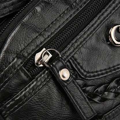 📢📢50% OFF !! ⏰Women's Soft PU Leather Multi-Pocket Crossbody Bag