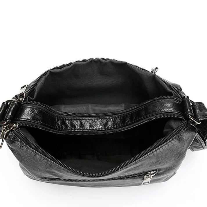 📢📢50% OFF !! ⏰Women's Soft PU Leather Multi-Pocket Crossbody Bag