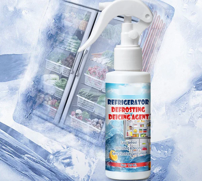 🧊 Buy 2 Get 1 Free | Defrosting Spray for Fridge Freezer 🎁 Includes Free Spatula