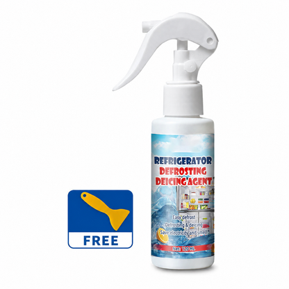 🧊 Buy 2 Get 1 Free | Defrosting Spray for Fridge Freezer 🎁 Includes Free Spatula