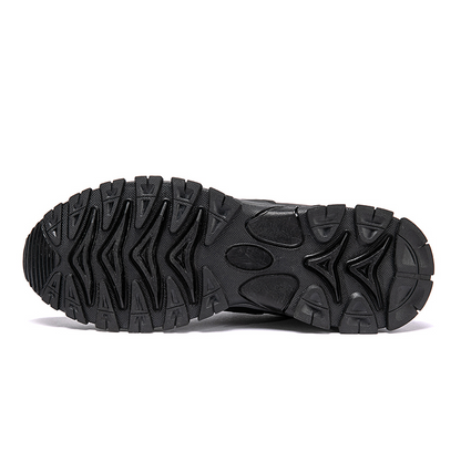 MEN'S COMFORTABLE GENUINE LEATHER SNEAKERS WITH ARCH SUPPORT AND SHOCK ABSORPTION